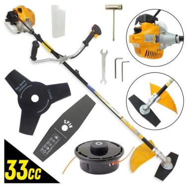 Imagem de KIT Roçadeira Profissional Vulcan VR330H  2T33CC 1,3CV com Lâmina Facã