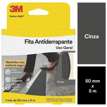 Imagem de Fita Antiderrapante Safety WALK Cinza 50MM X 5M - 3M