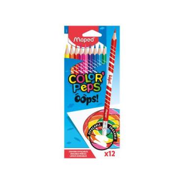 Imagem de Lapis de cor colorpeps oops apagavel 12 cores - MAPED