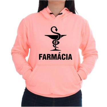 Imagem de Blusa Moletom Canguru Flanelado Unissex Faculdade de Farmácia - Markel