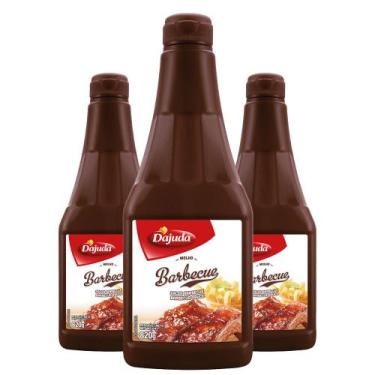 Imagem de 3Un Molho Barbecue DAjuda 820G Para Churrasco Lanches Costela Porco La