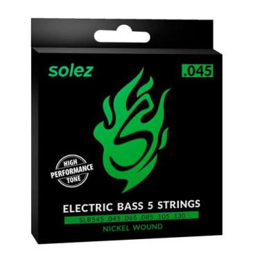 Imagem de Encordoamento Solez Contrabaixo 5 Cordas .045 Slb545