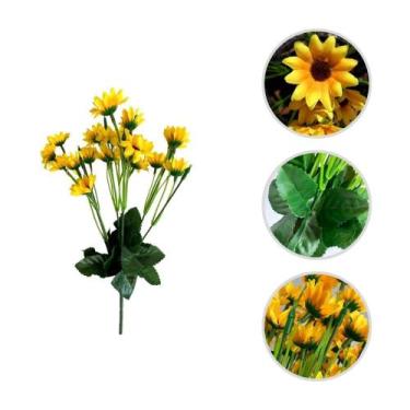 Imagem de Buque Girassol C/ 42 Flores Montagem De Arranjos Decoração - Decor Art