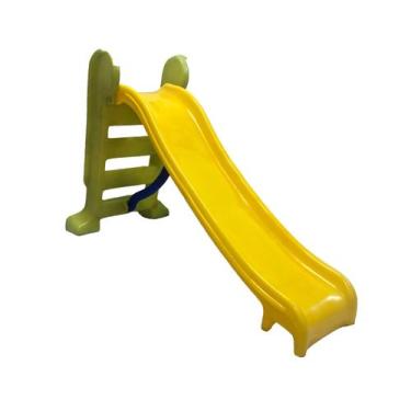 Imagem de Escorrega médio 3 degraus playground infantil 16 cores lindas para men