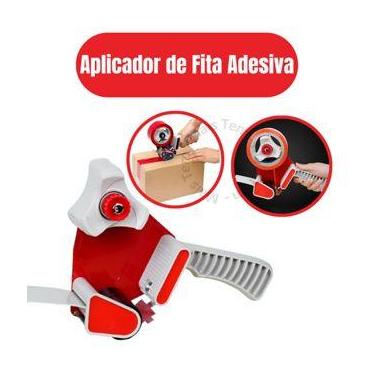 Imagem de Aplicador De Fita Adesiva Manual Larga Profissional - Mais Tem