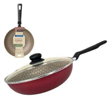 Imagem de Frigideira tramontina antiaderente 24 cm funda