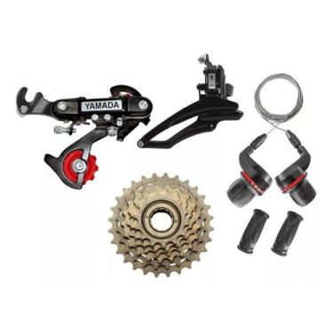 Imagem de Kit Relação Bicicleta 18 Marchas Câmbios  Yamada Catraca 18v