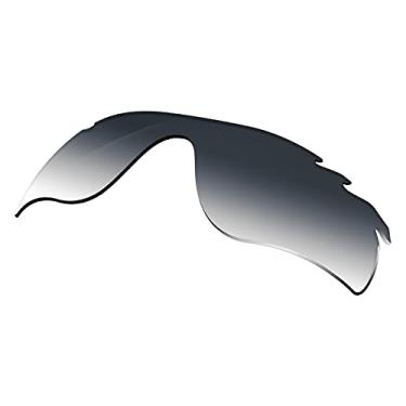 Imagem de Lentes de óculos de sol Glintbay de substituição 100% precisas para Oakley Radar Path ventiladas, Polarized Grey Gradient, Small