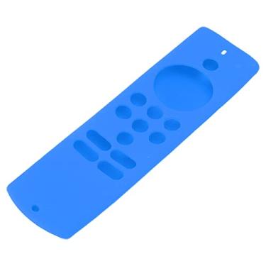 Imagem de Luva Remota Protetora à Prova de Choque Macia de Silicone Com Cordão para Fire TV Stick Lite (Azul)