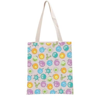 Imagem de G2TUP Bolsa de presente para amantes de biologia celular, bolsa de hematologia, presente de célula imunológica, presente de microbiologia, Imunologia TB, Large