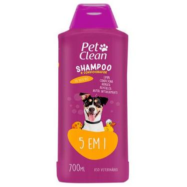 Imagem de Shampoo Condicionador PetClean Ph Neutro 700ml Cachorro Gato - Pet Cle