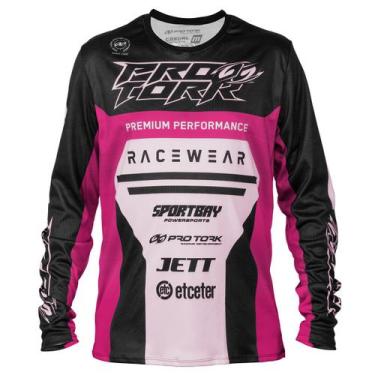 Imagem de Camisa Motocross Infantil Brave Pro Tork Roupa Esportiva Proteção, Ros