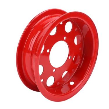 Imagem de Conjunto de Aro de Roda de Motocicleta, Jantes Leves de Liga de Alumínio Vermelho Brilhante para Série Monkey Z50