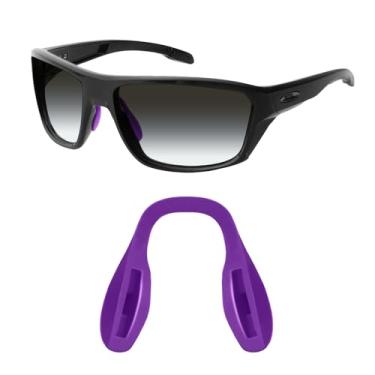 Imagem de Mryok Protetor de nariz de substituição para óculos de sol Oakley Crossrange Split Time OO4129 - Ajuste asiático roxo