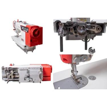 Imagem de Máquina Costura Industrial Reta EletrônicaSS19E-D4-PR-QI 110V - Sun Sp