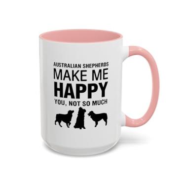 Imagem de Caneca de café pastor australiano, presente para amantes de cães, caneca engraçada para donos de animais de estimação, perfeita para aniversários, presente de mãe de cachorro, animal de estimação