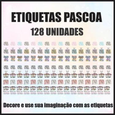 Imagem de Etiqueta Auto colante Ovo de Pascoa e Chocolates - NoBrand