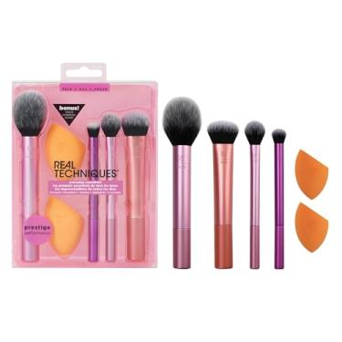 Imagem de REAL TECHNIQUES Conjunto De Pincéis De Maquiagem Com 2 Esponjas Real Techniques Conjunto De 6