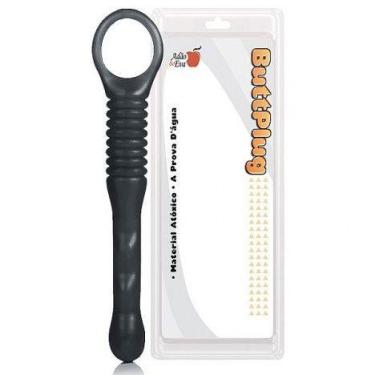 Imagem de Plug Anal Rod corpo estreito e sinuoso 19cm cor Preto - Sex shop - lov