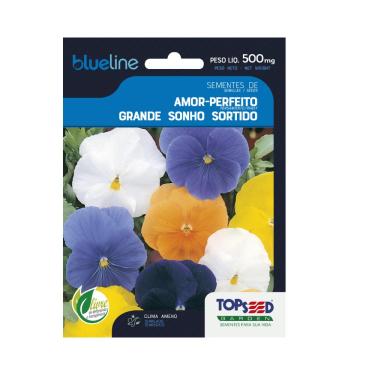 Imagem de Sementes de Amor-Perfeito Grande Sonho Sortido, Flores Coloridas, 500mg