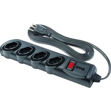 Imagem de Filtro De Linha Sms Bivolt 4 Tomadas 3 M - 62329