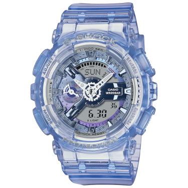 Imagem de Relógio CASIO G-SHOCK virtual world tour azul GMA-S110VW-6ADR