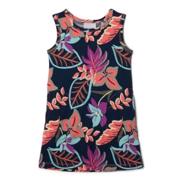 Imagem de Columbia Vestido estampado Chill River para meninas, Coral quente pastelado, 2 Anos