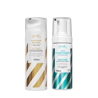 Imagem de Kit Skelt Red Carpet Glow - Iluminador Corporal 120ml e Agua Bronzeadora 150ml