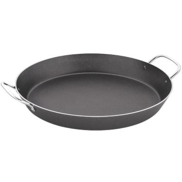 Imagem de Paellera Tramontina Loreto Em Aluminio Revestimento Interno Antiaderente Starflon T1 Alças Aço Inox Grafite 30 cm