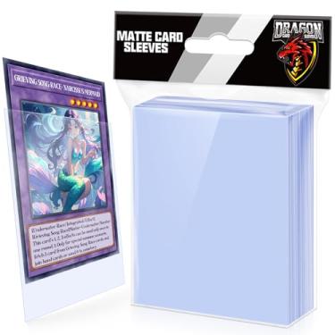 Imagem de Capas para cartas de 100 contagens para cartas de troca, mangas macias, protetores de cartão de beisebol, adequados para esportes, futebol, cartas de jogo