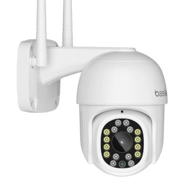 Imagem de Câmera IP Sem Fio de Segurança Externa HD 1080p, Câmera Doméstica Inteligente de Visão Noturna Infravermelha Sem Fio, IP66 à Prova d'água e à Prova de Poeira, Chamada de Voz Bidirecional