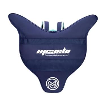 Imagem de oshhni Bolsa de nadar em barb saco monofin saco de transportadora fácil transportar bolsa de ombro de nadaderes leves saco de armazenamento para snorkeling, Azul