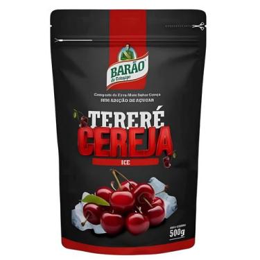 Imagem de Erva Mate Tereré BARÃO CEREJA ICE Sem Glúten 500g - Barão de Cotegipe