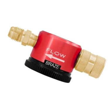 Imagem de Ferramenta de Purga de Nitrogênio, Ferramenta de Brasagem do Regulador de Gás Nitrogênio de 1/4 de Polegada para Equipamentos de HVAC para Purga e Brasagem, Acessório Rápido Com