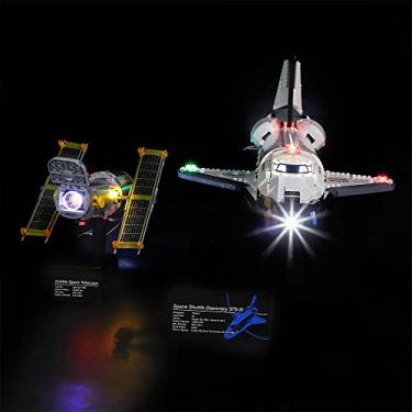 Imagem de GEAMENT LED Light Kit Compatible with Lego NASA Space Shuttle Discovery - Lighting Set for Creator 10283 Building Model (Lego Set Not Included)