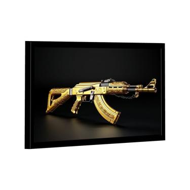 Imagem de Quadro Ak-47 Gold- Br Artes