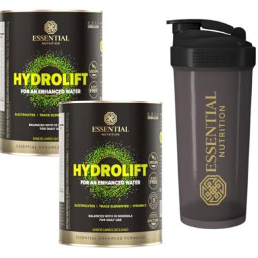 Imagem de Combo Essential Nutrition - 2x Hydrolift Eletrólitos minerais ativos - Sabor Limão + Coqueteleira Oficial