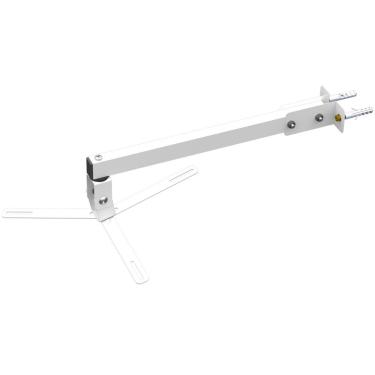 Imagem de Suporte Projetor Datashow Mini Led Parede Braço 40 Cm - Branco