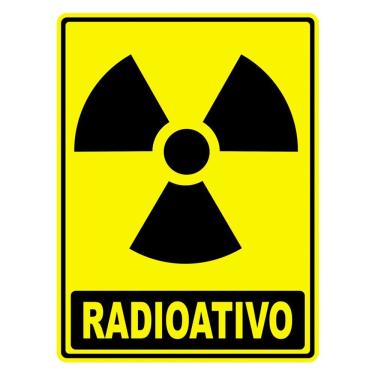 Imagem de Adesivo Lixo Reciclavel 20cm X 15cm Nome Do Desenho Radioativo