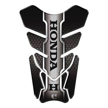 Imagem de Adesivo Resinado Protetor De Tanque Moto Honda Preto Cor Preto