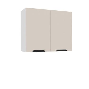 Imagem de Armário Aéreo 2 Portas 66 X 80 X 30,5 Cm Branco-creme