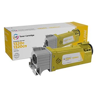 Imagem de Toner LD compatível para substituir o cartucho de toner amarelo de alto rendimento Dell KU054 (310-9062) para sua impressora a laser colorida Dell 1320c / 1320