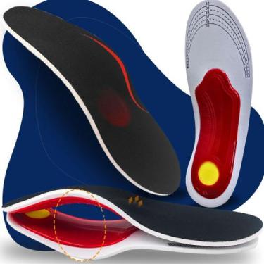 Imagem de Palmilha Anti Impacto Para Pés Planos E Pronados - Ergo Premium, 1Par 