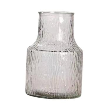 Imagem de Bothyi Vaso de Vidro para Flores, Garrafa de Vidro, Centro de Mesa para Casamento, Jarra de Flores Redonda Moderna, Vaso para Armário, Mesa, Festa, Aniversár, Claro, Tamanho real