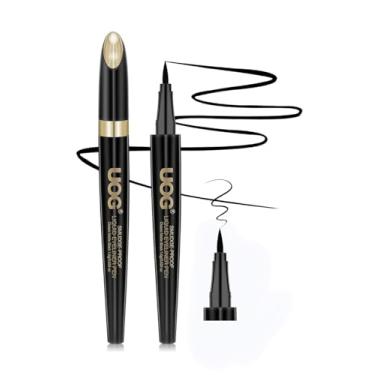 Imagem de UOG Delineador Líquido - Fórmula À Prova D'Água, Antiborras E De Secagem Rápida Com Ponta Fina Precisa, Antialérgico Longa Duração Até 72 Horas. 1,0 Ml/0,035 Fl Oz