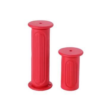 Imagem de KAMIER Manoplas De Guidão Vermelhas Atualizadas Para Substituição Em Scooter Razor E300 E200 E100 Pocket Mod, Quadriciclo Dirt Quad Mx500 Mx650 Mx350 Mx400 Sx500 Mcgrath Rsf650, Peças Mini-Bicicleta