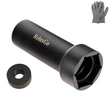 Imagem de ReluxGo Chave De Soquete Para Roda Dentada Eixo Principal 2-1/4" Com Acionamento 1/2", Polia, Porca Segurança, Harley Davidson Twin Cam, Dyna, Electra Glide, Heritage Softai, Specialty