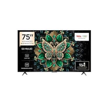 Imagem de Smart TV 75" TCL C6K Premium 4K QD-Mini LED com Sistema Operacional Google TV, Dolby Vision IQ, Atmos, Subwoofer, HDR10+, 144Hz VRR e Comando de Voz