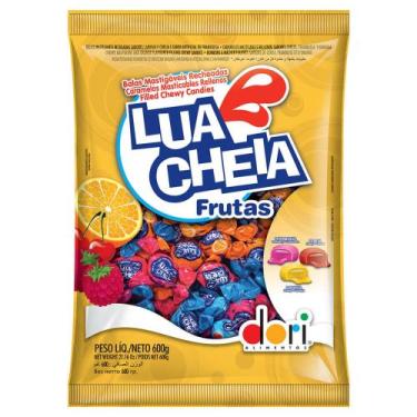 Imagem de Bala Lua Cheia Frutas 600g - Dori