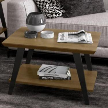 Imagem de Mesa de Centro Madeira Rachel Freijó/Preto - CASA H